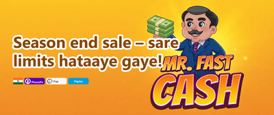 Mega Welcome Bonus promotion